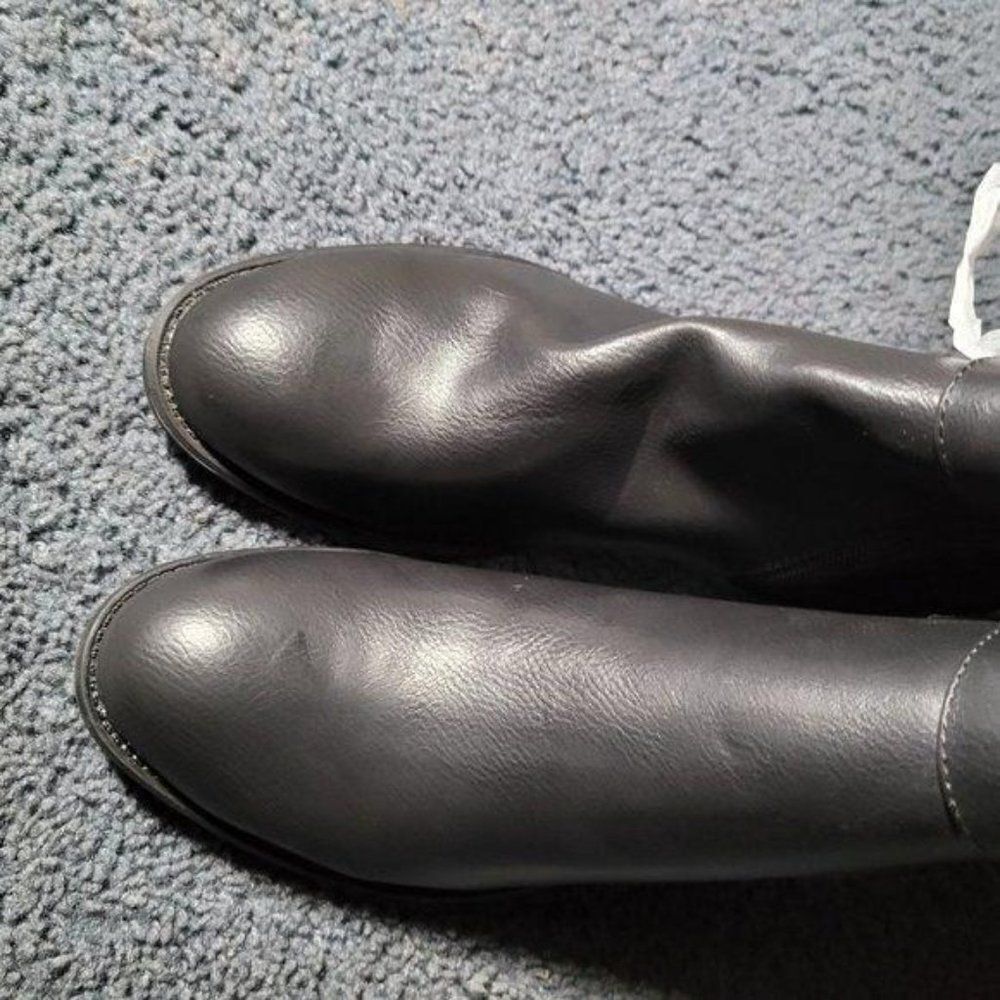 Chaps Womens Rhiannan-W Black Riding Boots Sz 6B - Picture 5 of 10